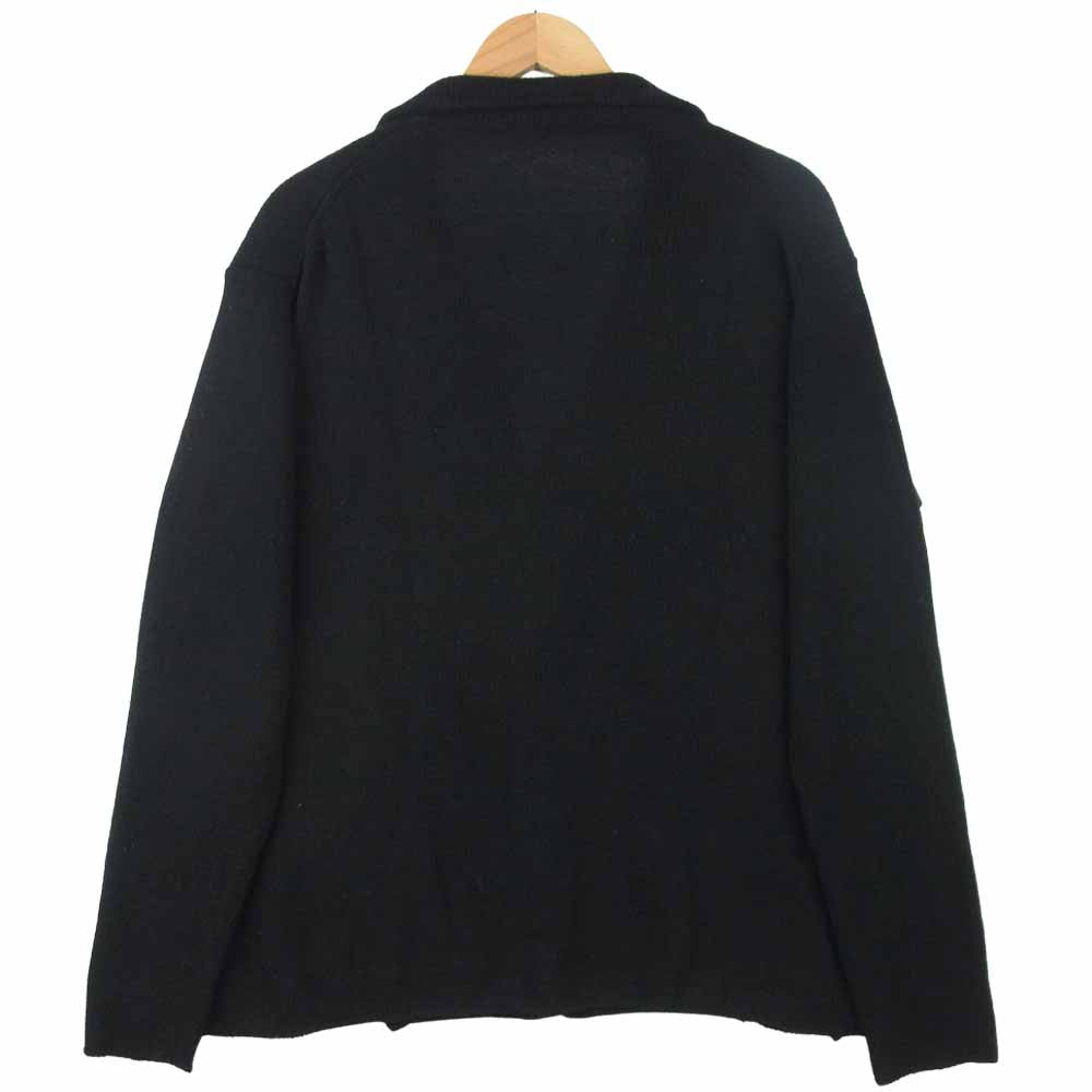 COMOLI コモリ S03-06009 極上美品 CASHMERE KNIT JACKET カシミヤ ニット ジャケット ブラック系 3【美品】【中古】