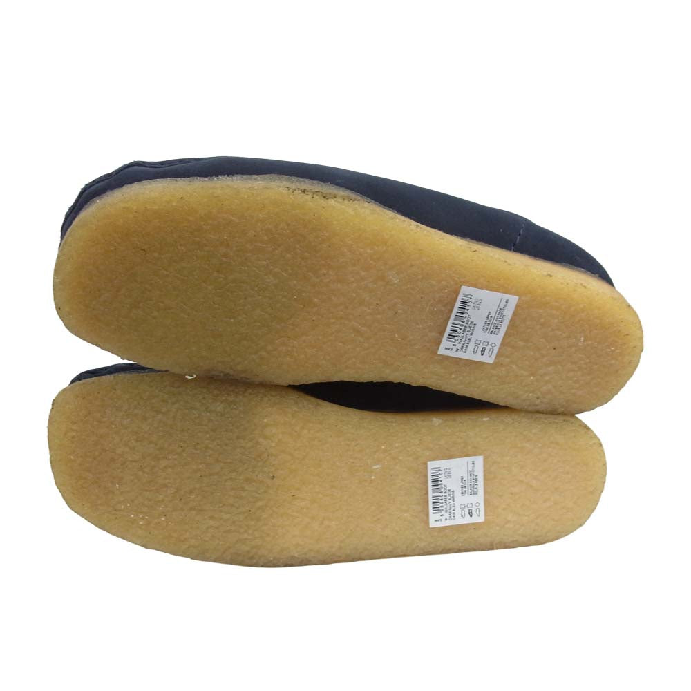 Clarks クラークス Wallabee Boot ワラビー ブーツ ネイビー系 US8.5【新古品】【未使用】【中古】