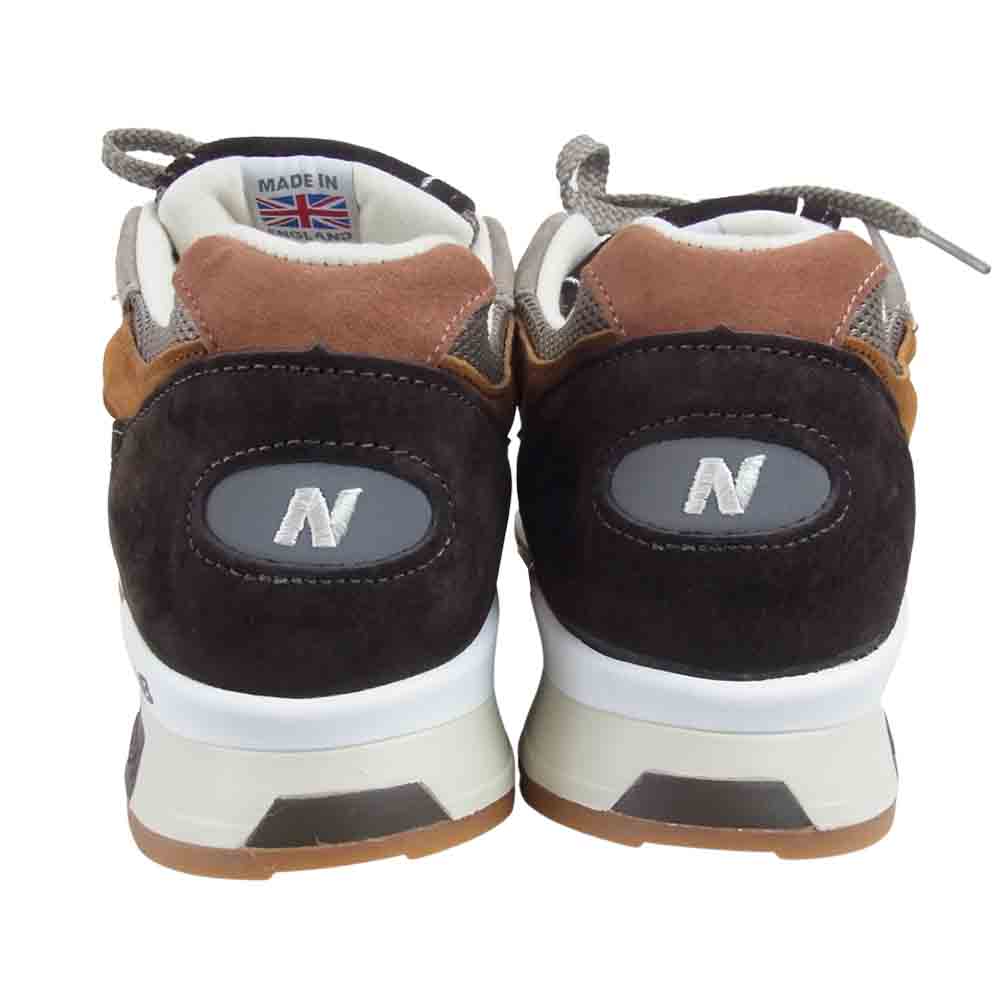 NEW BALANCE ニューバランス M9915FT 英国製 スエード ローカット スニーカー ブラウン系 USA9【極上美品】【中古】