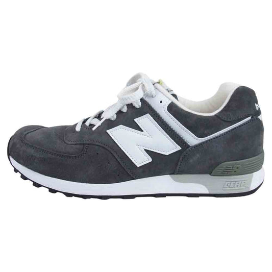 NEW BALANCE ニューバランス M567GRS 英国製 スエード ローカット スニーカー グレー系 USA9.5【極上美品】【中古】