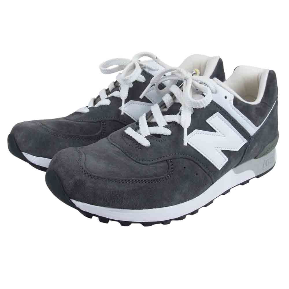 NEW BALANCE ニューバランス M567GRS 英国製 スエード ローカット スニーカー グレー系 USA9.5【極上美品】【中古】