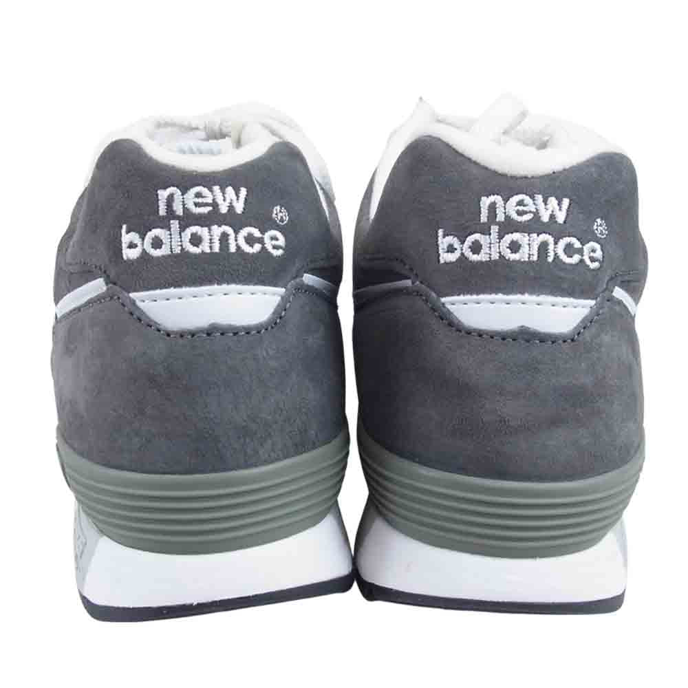 NEW BALANCE ニューバランス M567GRS 英国製 スエード ローカット スニーカー グレー系 USA9.5【極上美品】【中古】