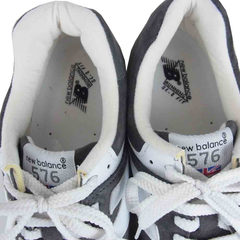 NEW BALANCE ニューバランス M567GRS 英国製 スエード ローカット スニーカー グレー系 USA9.5【極上美品】【中古】