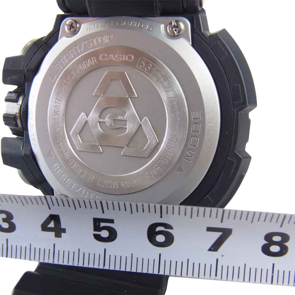 G-SHOCK ジーショック GW-A1100 SKY COCKPIT スカイコックピット 電波ソーラー アナログ 腕時計 ブラック系【中古】