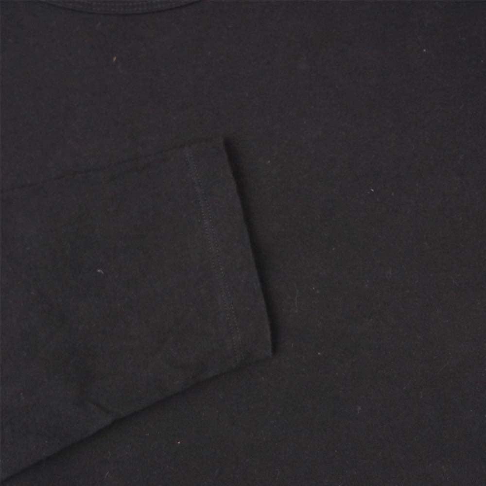 Yohji Yamamoto ヨウジヤマモト 18AW GV-T24-040 GroundY GV-T24-040 Asymmetric line cutsew アシンメトリー ロゴ ライン 長袖 Tシャツ ブラック系 3【中古】