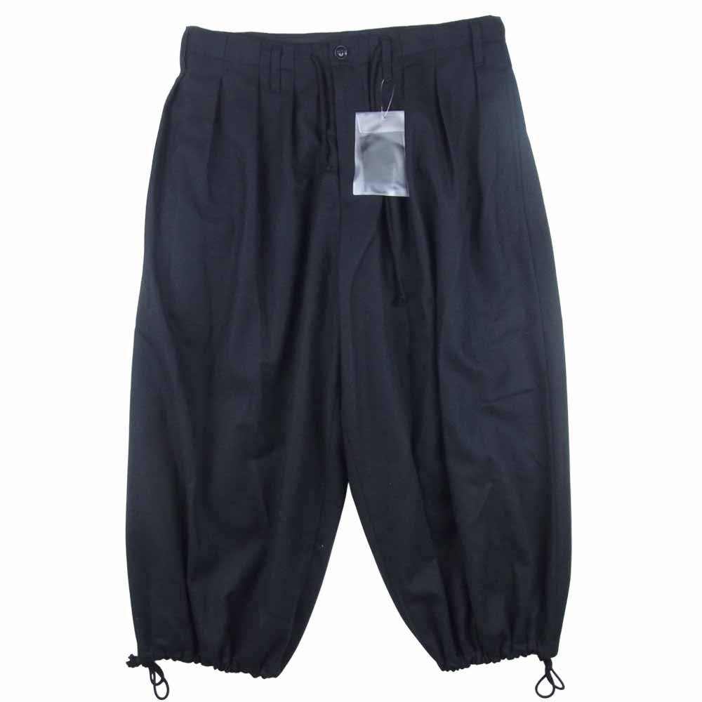 Yohji Yamamoto ヨウジヤマモト POUR HOMME プールオム 20AW HR-P97-502 WOOL/NYLON BALLOON PANTS ウール ナイロン バルーン パンツ ブラック系 2【極上美品】【中古】