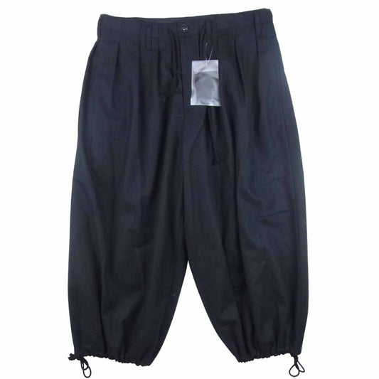 Yohji Yamamoto ヨウジヤマモト POUR HOMME プールオム 20AW HR-P97-502 WOOL/NYLON BALLOON PANTS ウール ナイロン バルーン パンツ ブラック系 2【極上美品】【中古】