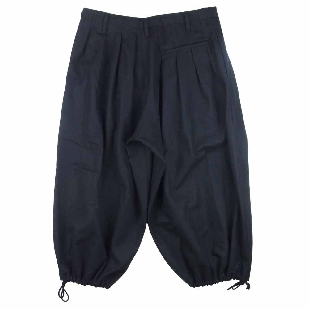 Yohji Yamamoto ヨウジヤマモト POUR HOMME プールオム 20AW HR-P97-502 WOOL/NYLON BALLOON PANTS ウール ナイロン バルーン パンツ ブラック系 2【極上美品】【中古】