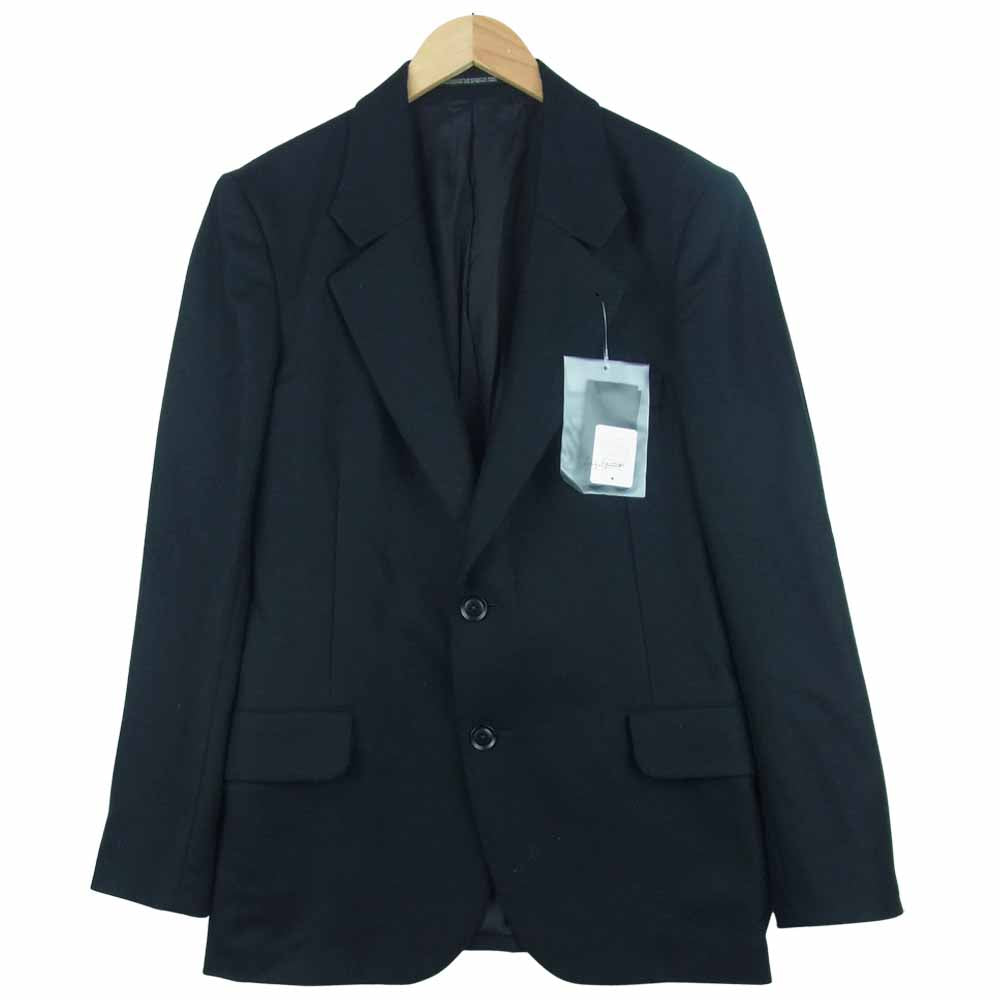 Yohji Yamamoto ヨウジヤマモト 20AW HR-J65-502 POUR HOMME プールオム WOOL/NYLON BELT SINGLE JACKET ウール ナイロン ベルト シングル ジャケット ブラック系 1【極上美品】【中古】