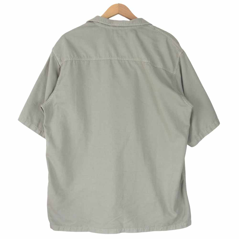 Ron Herman ロンハーマン TC Color Denim Work Shirt TCカラー デニム 半袖 ワークシャツ カーキ系 XL【中古】