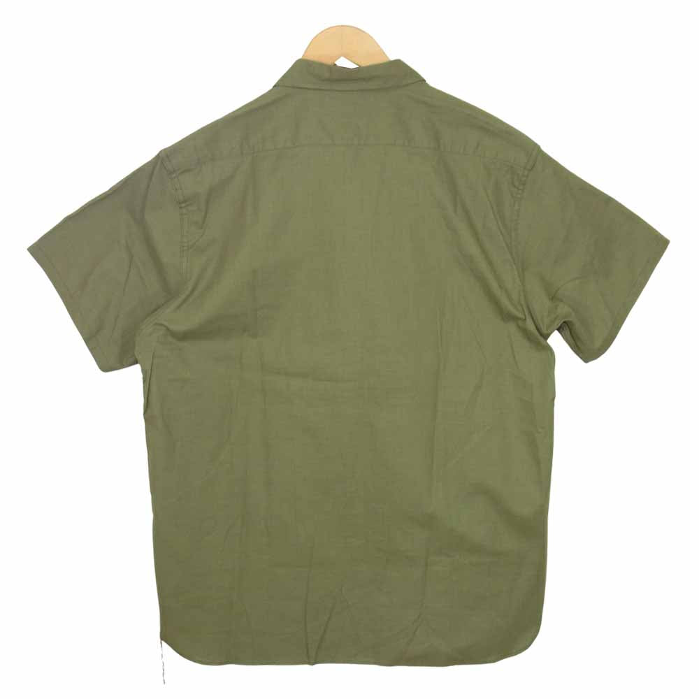 The REAL McCOY'S ザリアルマッコイズ N-3 UTILITY SHIRT S/S ユーティリティー 半袖シャツ カーキ系 18【美品】【中古】