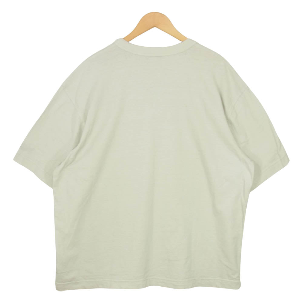 Yohji Yamamoto ヨウジヤマモト Y-3 ワイスリー FQ4115 M DISTRESSED SIGNATURE SS TEE ベージュ系 XL【美品】【中古】