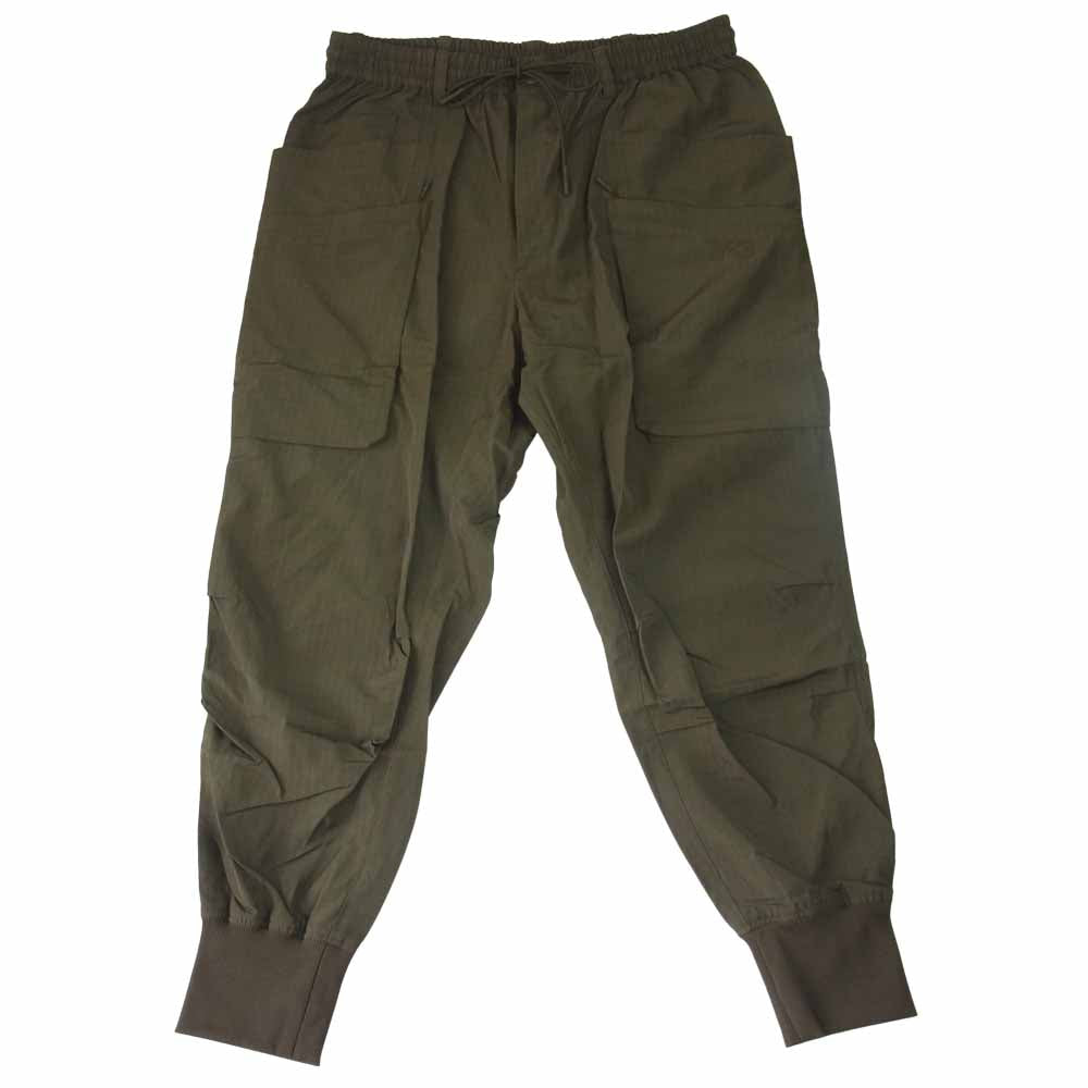 Yohji Yamamoto ヨウジヤマモト Y-3 ワイスリー GV4227 M CLASSIC LIGHT RIPSTOP UTILITY PANTS カーキ カーキ系 M【極上美品】【中古】