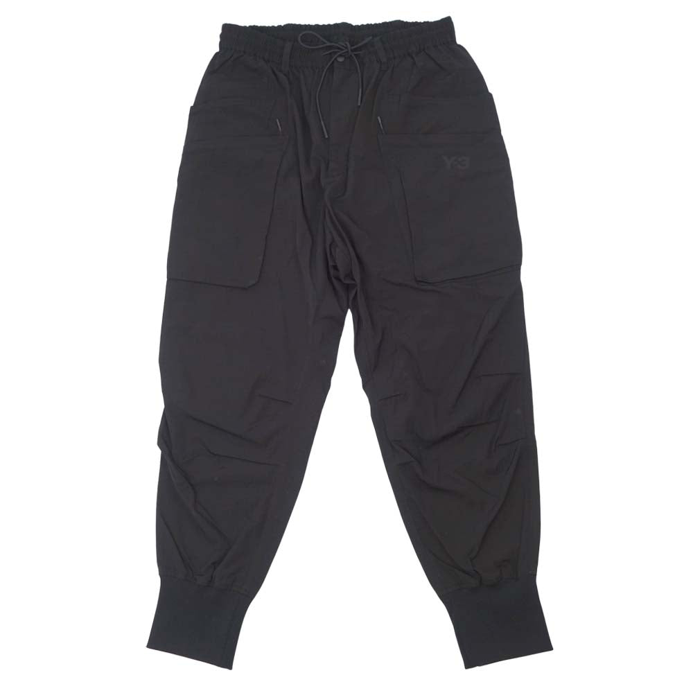 Yohji Yamamoto ヨウジヤマモト Y-3 ワイスリー GV4225 M CLASSIC LIGHT RIPSTOP UTILITY PANTS 黒 ブラック系 M【極上美品】【中古】