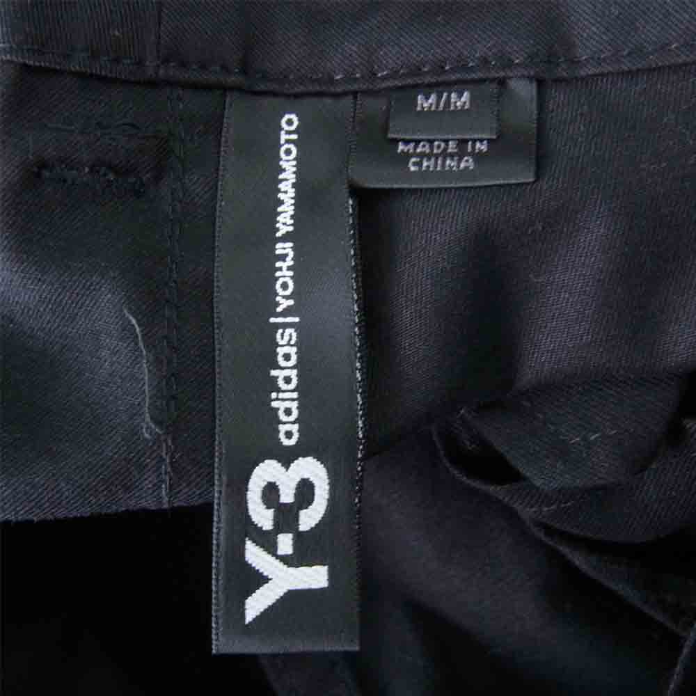 Yohji Yamamoto ヨウジヤマモト Y-3 ワイスリー FP8671 GABARDINE CARGO PANTS ブラック系 M【極上美品】【中古】