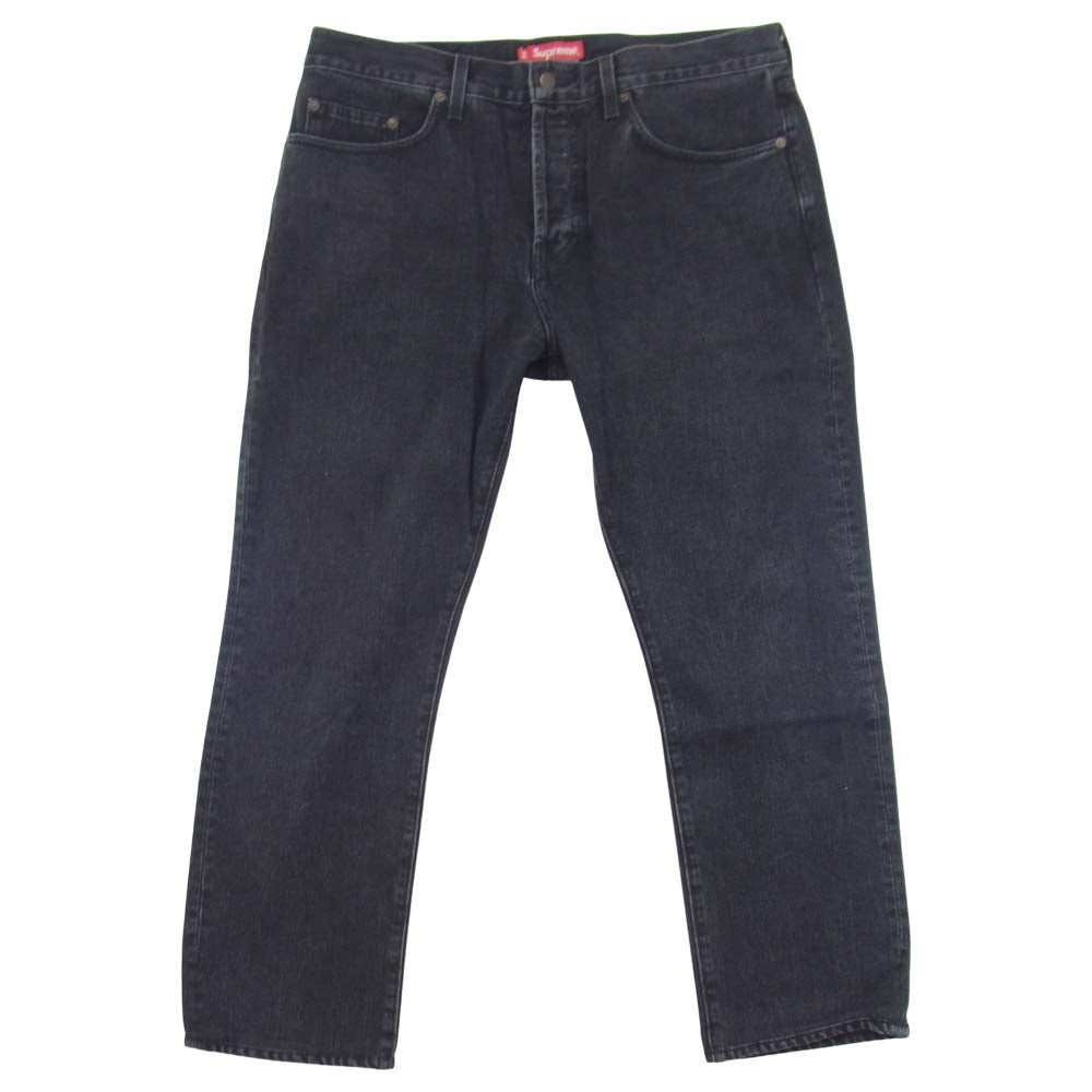 Supreme シュプリーム Stone Washed Black Slim Jean ブラック系 36【中古】