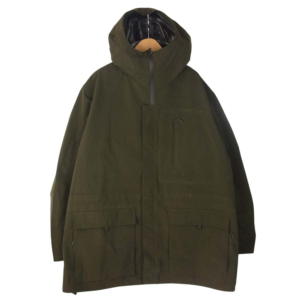 Yohji Yamamoto ヨウジヤマモト Y-3 ワイスリー GU2570 M CLASSIC DORICO NYLON PARKA カーキ系 L【中古】