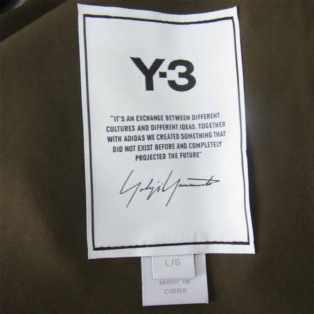 Yohji Yamamoto ヨウジヤマモト Y-3 ワイスリー GU2570 M CLASSIC DORICO NYLON PARKA カーキ系 L【中古】