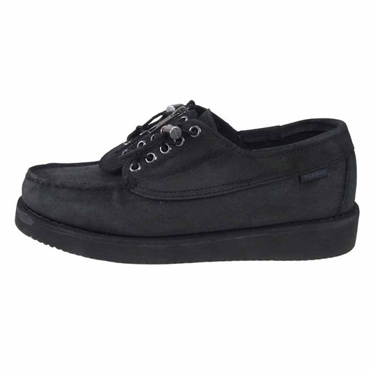 Engineered Garments エンジニアードガーメンツ × セバゴ Sebago Cover Deck Shoes フロントジップ デッキ シューズ ブラック系 28.8cm【美品】【中古】
