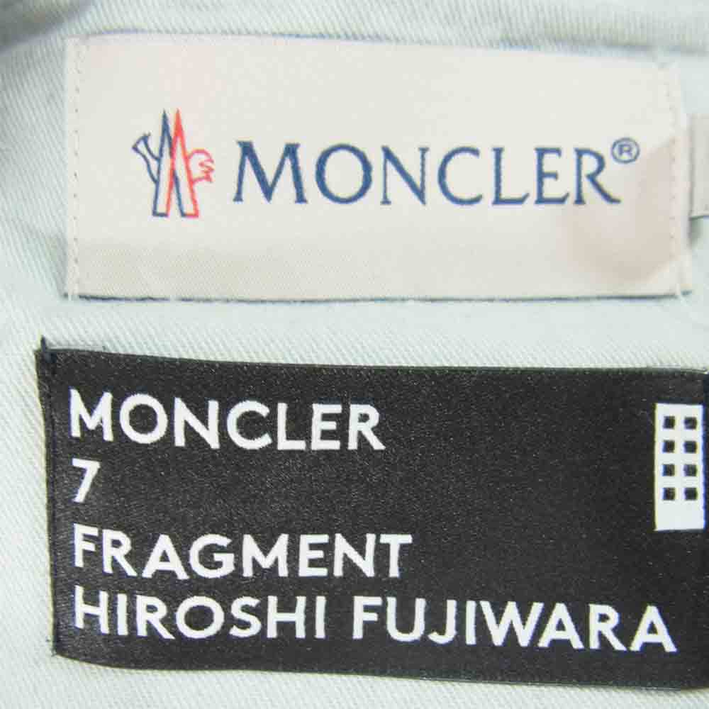 MONCLER モンクレール 18AW D209U1200130 549XB GENIUS ジーニアス FRAGMENT HIROSHI FUJIWARA フラグメント デニムパンツ インディゴブルー系 50【中古】