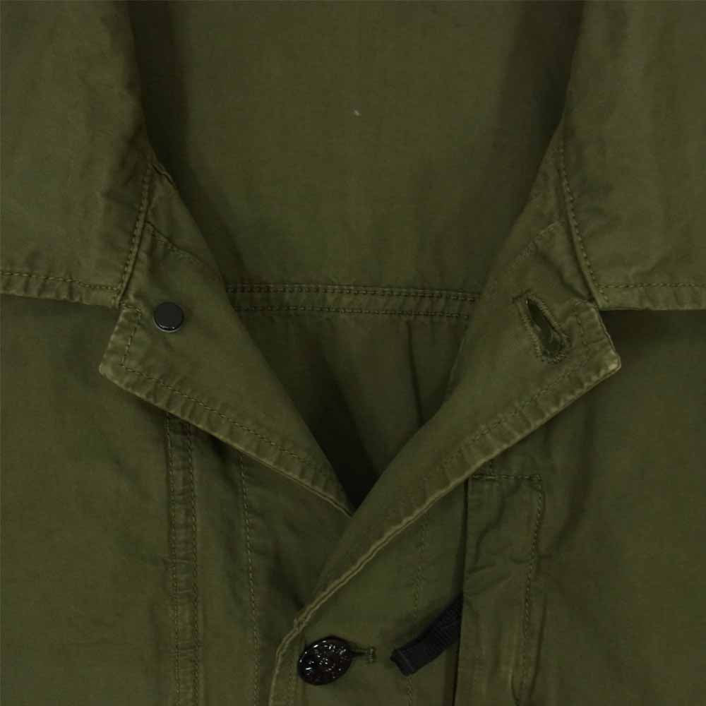 STONE ISLAND ストーンアイランド 国内正規品 USED加工 ミリタリージャケット カーキ系 XL【美品】【中古】