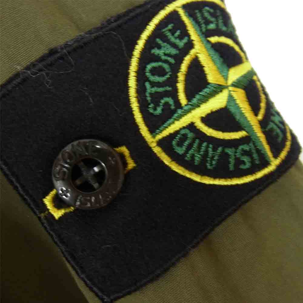 STONE ISLAND ストーンアイランド 国内正規品 USED加工 ミリタリージャケット カーキ系 XL【美品】【中古】