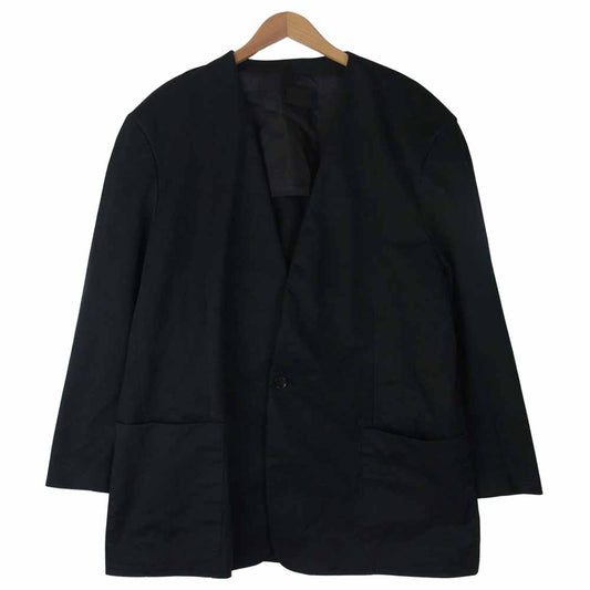 FEAR OF GOD フィアオブゴッド 21SS 9 FG30 009MTW SEVENTH COLLECTION ONE BUTTON JACKET ノーカラー 1ボタン ジャケット ブラック系 XL【中古】