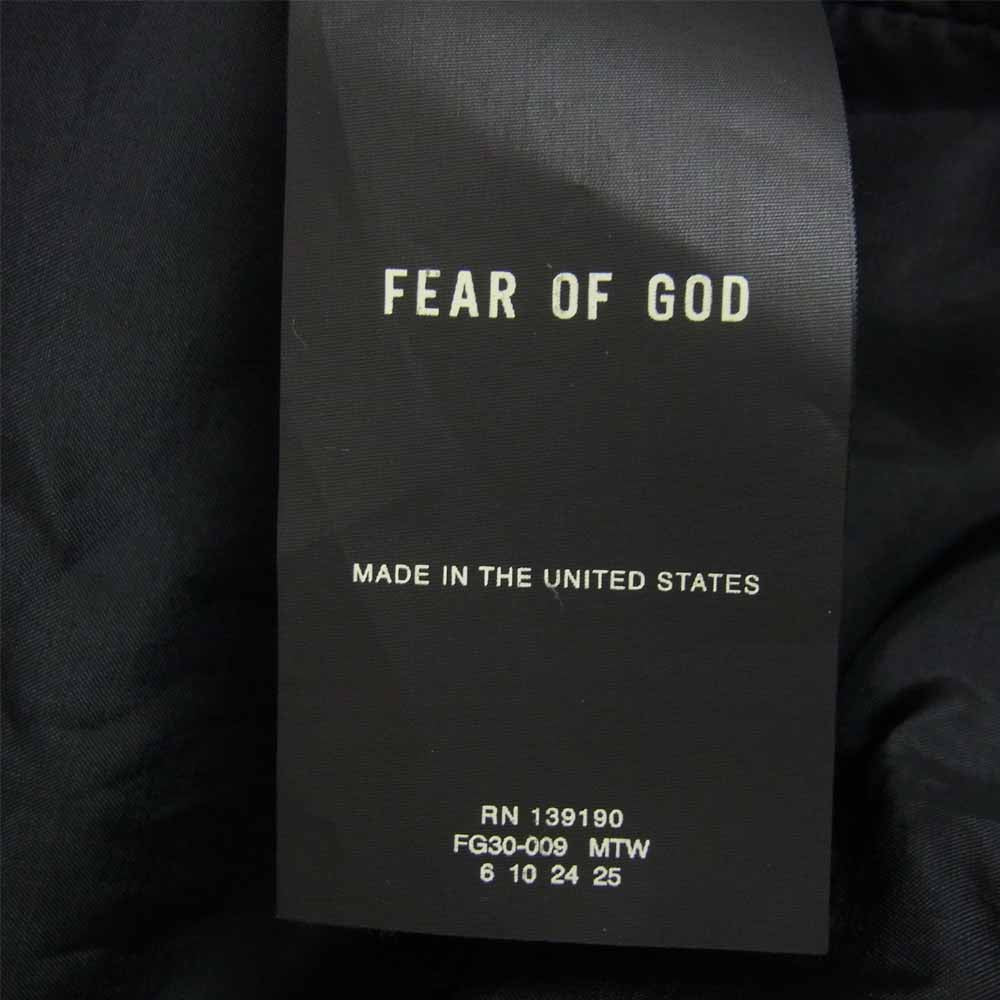FEAR OF GOD フィアオブゴッド 21SS 9 FG30 009MTW SEVENTH COLLECTION ONE BUTTON JACKET ノーカラー 1ボタン ジャケット ブラック系 XL【中古】