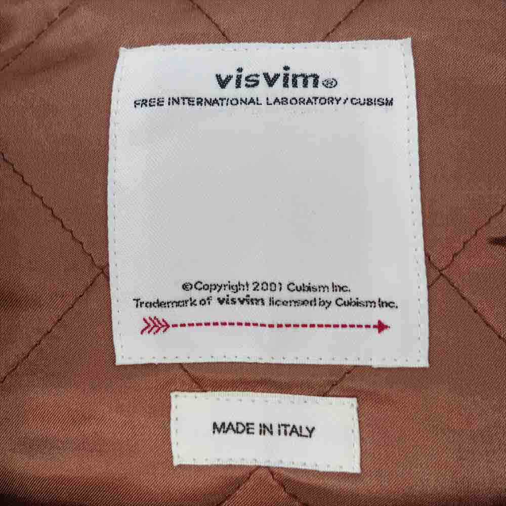 VISVIM ビズビム 21SS 0121105014002 STRABLER VEST IT IT VEG.C カウレザー ダブルライダース ベスト ブラック系 4【極上美品】【中古】
