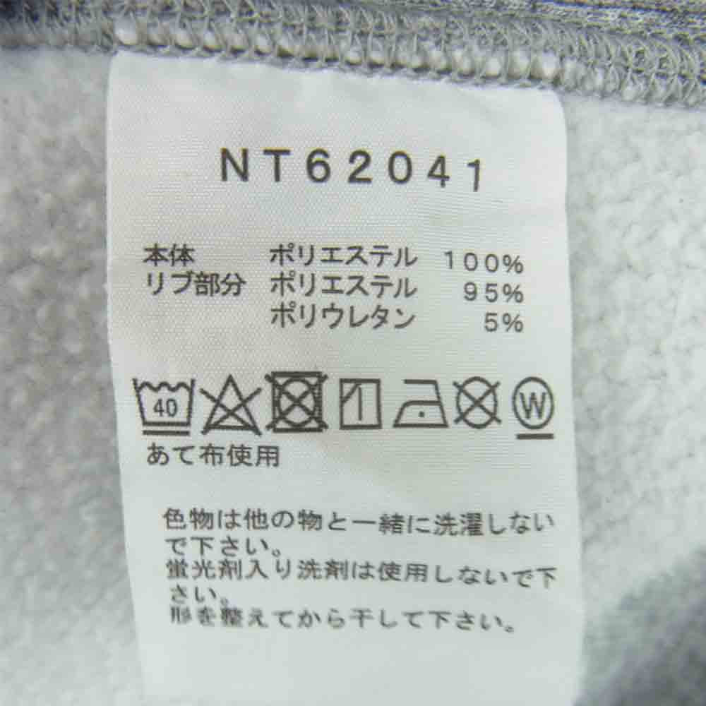 THE NORTH FACE ノースフェイス NT62041 国内正規品 Square Logo Crew スクエアロゴ クルーネック スウェット グレー系 M【中古】