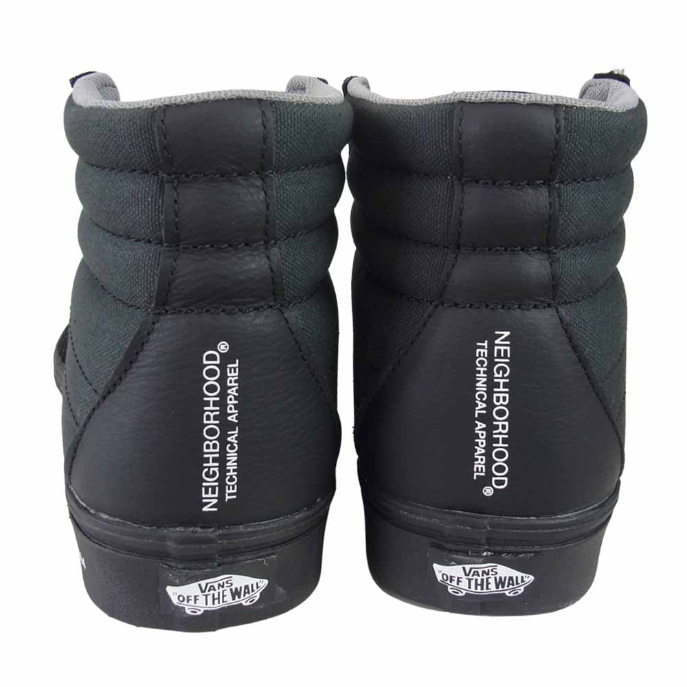 NEIGHBORHOOD ネイバーフッド × VANS ヴァンズ NHVN . COMFYCUSH . SK8-HI / CL-SHOES ブラック系 25.5cm【新古品】【未使用】【中古】