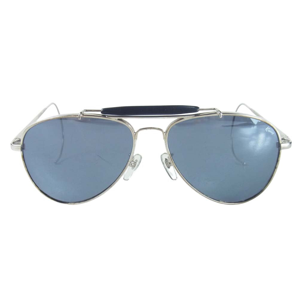 TENDERLOIN テンダーロイン T-CHOPPER ティアドロップ サングラス アイウェア シルバー×ブラック【中古】