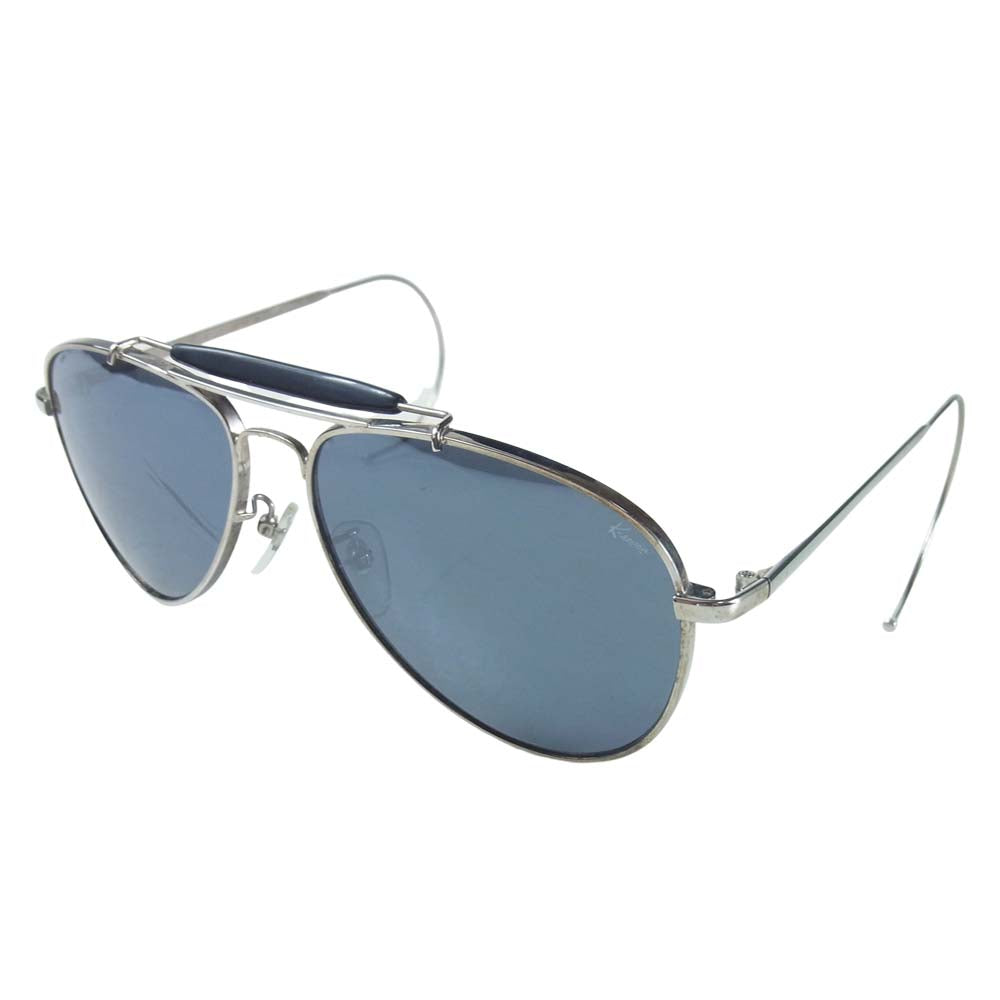 TENDERLOIN テンダーロイン T-CHOPPER ティアドロップ サングラス アイウェア シルバー×ブラック【中古】