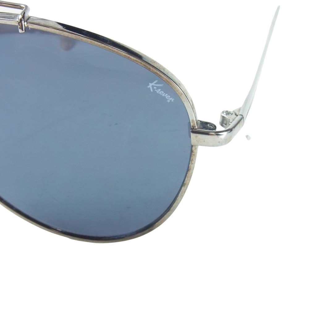 TENDERLOIN テンダーロイン T-CHOPPER ティアドロップ サングラス アイウェア シルバー×ブラック【中古】