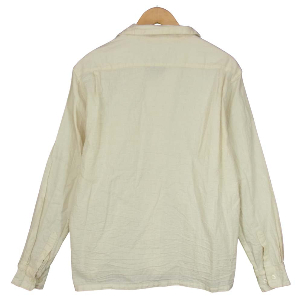 The REAL McCOY'S ザリアルマッコイズ JM PANAMA SHIRT L/S パナマシャツ オフホワイト系 L【中古】
