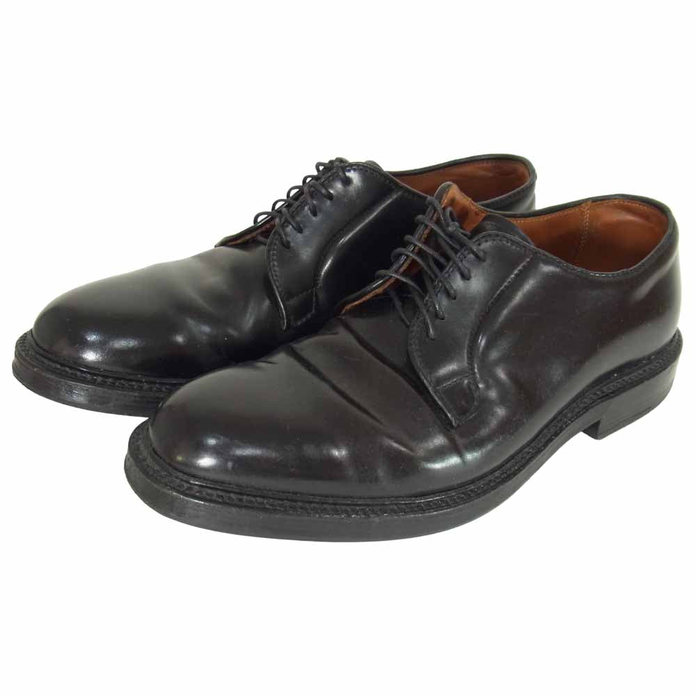 ALDEN オールデン 9901 Shell Cordovan Plain toe シェルコードバン プレーントゥ ブラック系 8D【中古】
