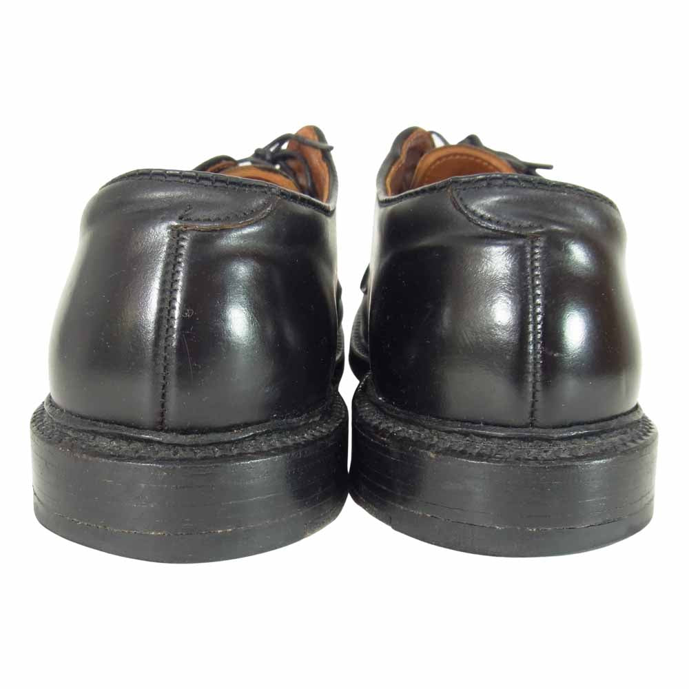 ALDEN オールデン 9901 Shell Cordovan Plain toe シェルコードバン プレーントゥ ブラック系 8D【中古】
