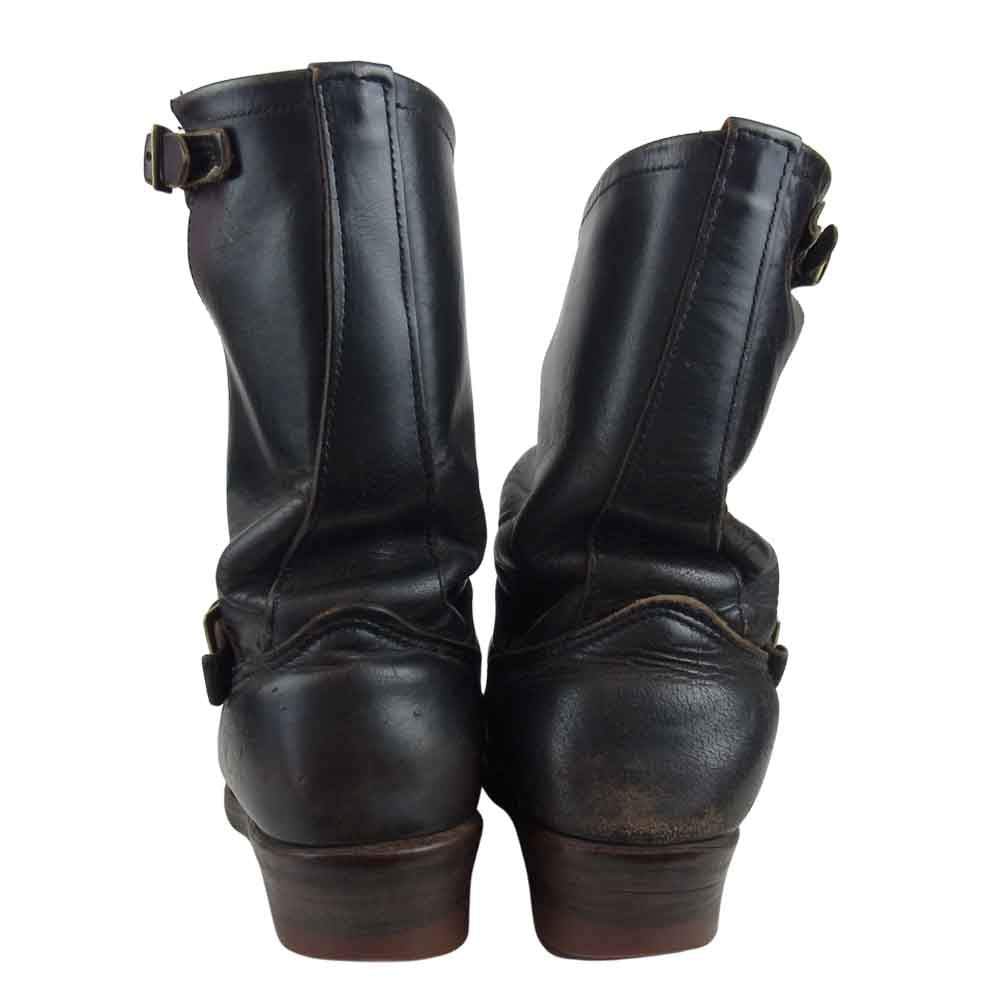 RED WING レッドウィング 2268 刺繍羽タグ PT91 2268 エンジニア ブーツ ブラック系 9【中古】