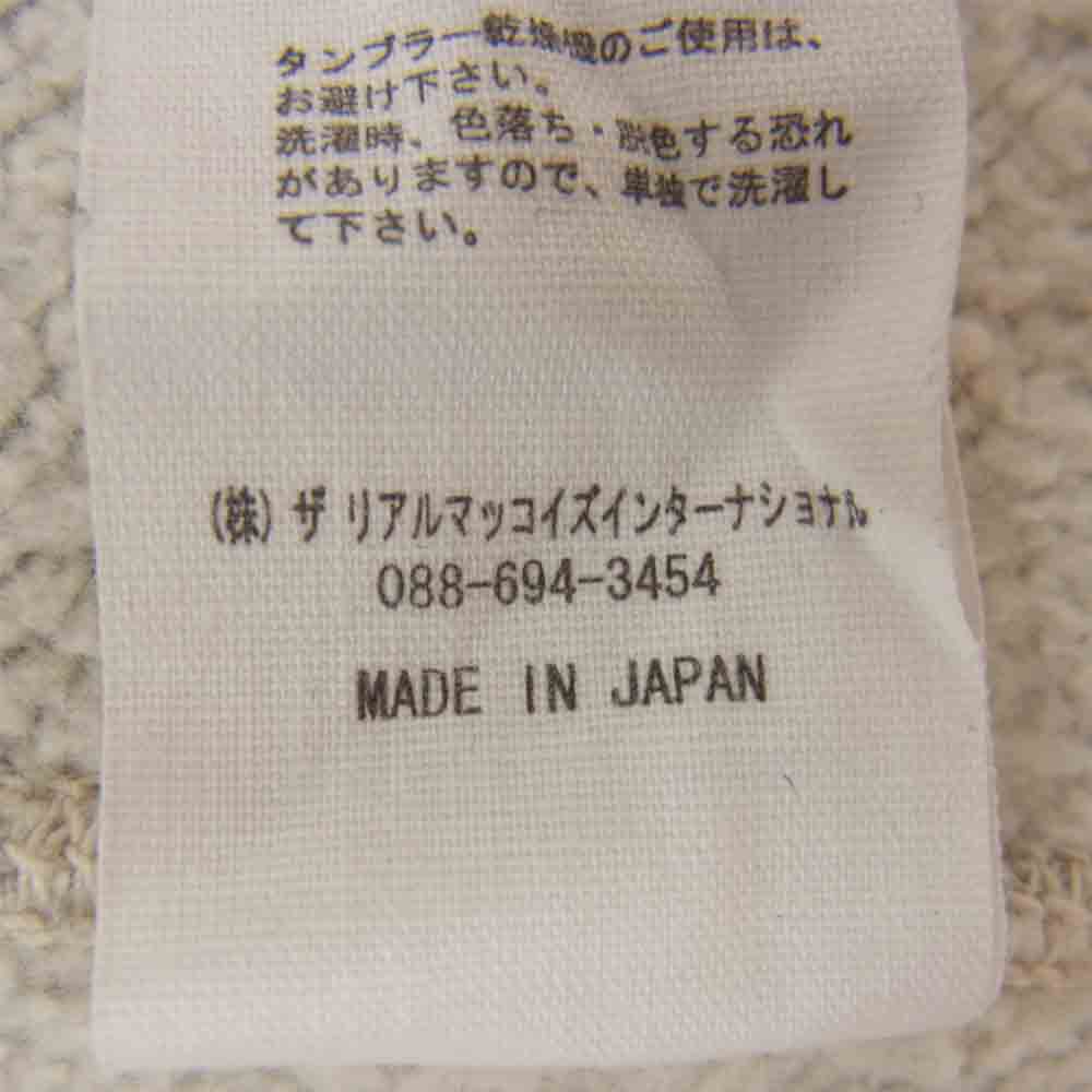 The REAL McCOY'S ザリアルマッコイズ 両V SOLID 無地 グレー系 L【中古】