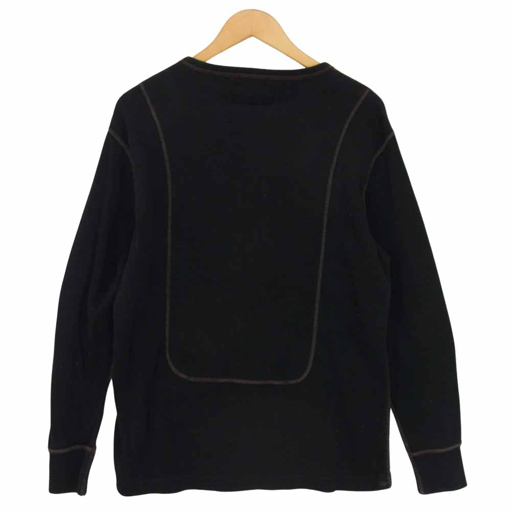 The REAL McCOY'S ザリアルマッコイズ U.S.N. N-1 UNDERSHIRT アンダーシャツ L/S Tシャツ ブラック系 XL【中古】