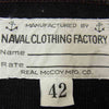 The REAL McCOY'S ザリアルマッコイズ U.S.N. N-1 UNDERSHIRT アンダーシャツ L/S Tシャツ ブラック系 XL【中古】