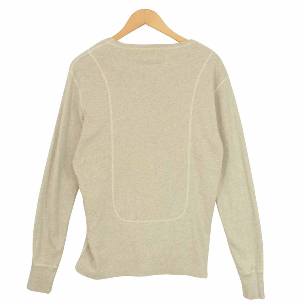 The REAL McCOY'S ザリアルマッコイズ USN WINTER N-1 アンダーシャツ U.S.N.60 L/S Tシャツ オフホワイト系 L【美品】【中古】