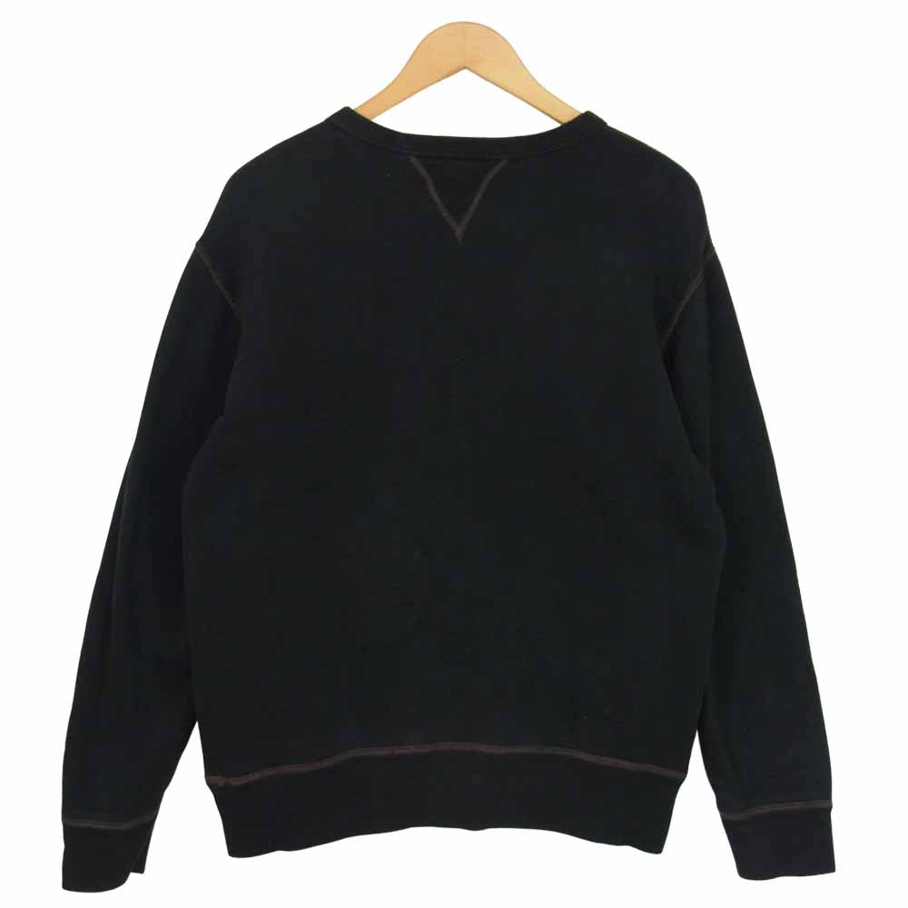 The REAL McCOY'S ザリアルマッコイズ LOOP WHEEL SWEATSHIRT HOWDY フロッキー プリント 吊編み ブラック系 L【中古】