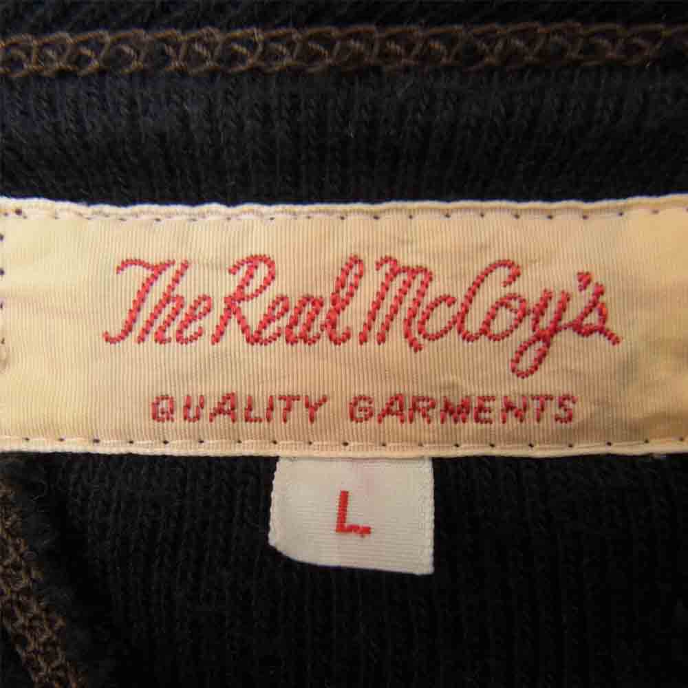 The REAL McCOY'S ザリアルマッコイズ LOOP WHEEL SWEATSHIRT HOWDY フロッキー プリント 吊編み ブラック系 L【中古】
