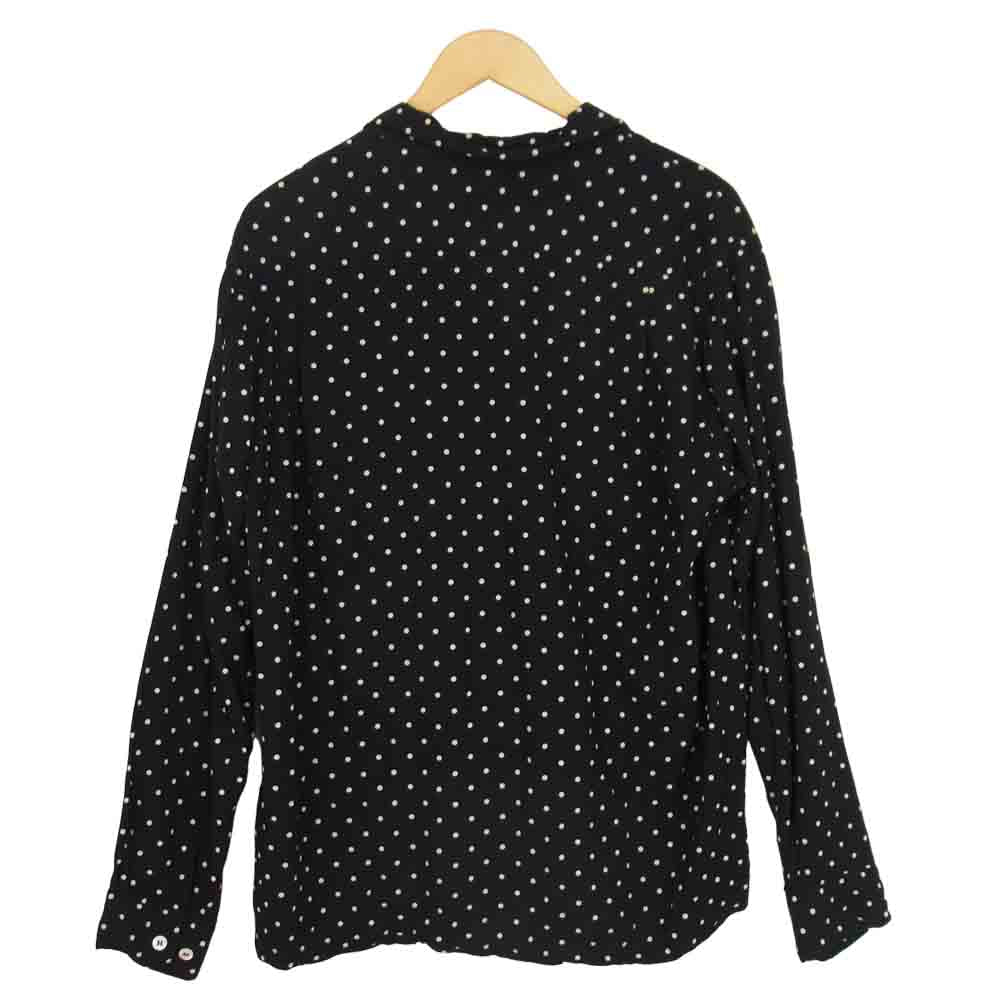 The REAL McCOY'S ザリアルマッコイズ JOE McCOY ジョーマッコイ ポルカドット レーヨン 水玉 ブラック系 L【中古】