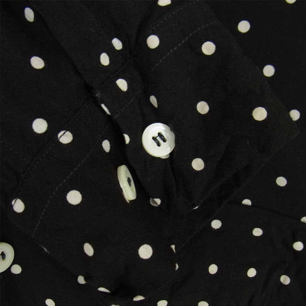 The REAL McCOY'S ザリアルマッコイズ JOE McCOY ジョーマッコイ ポルカドット レーヨン 水玉 ブラック系 L【中古】