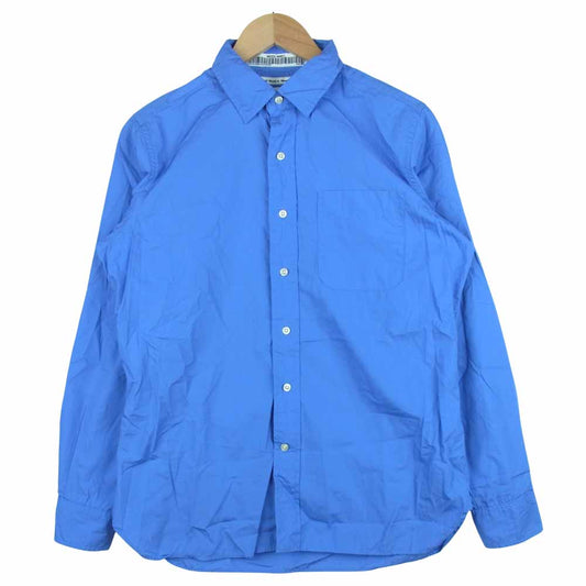 ユニバーサルプロダクツ GAMBERT CUSTOM SHIRT ギャンバードカスタムシャツ 別注 コットン 長袖 シャツ アメリカ製 ブルー系 M【中古】
