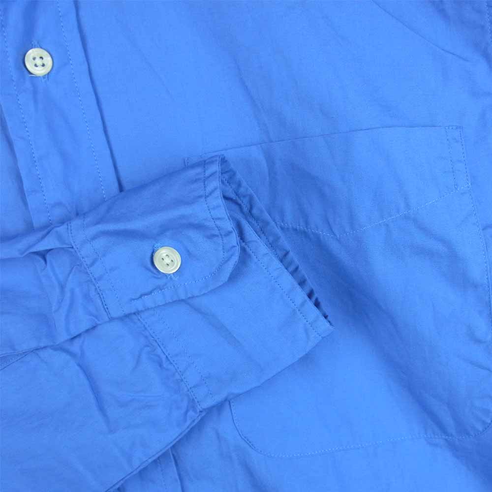 ユニバーサルプロダクツ GAMBERT CUSTOM SHIRT ギャンバードカスタムシャツ 別注 コットン 長袖 シャツ アメリカ製 ブルー系 M【中古】
