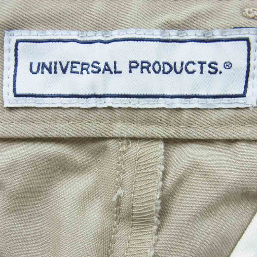ユニバーサルプロダクツ 143-60505 ORIGINAL TAPERED CHINO TROUSERS テーパード チノ トラウザー パンツ ベージュ系 2【新古品】【未使用】【中古】
