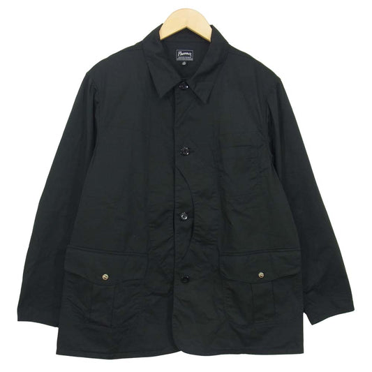 Pherrow's フェローズ PTHJ1 HUNTING JACKET TWILL ハンティングジャケット コットン リネンツイル ワーク ブラック系 40【中古】